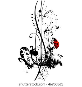 abstract floral background