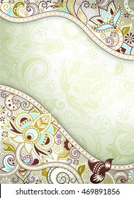 Abstract Floral Background