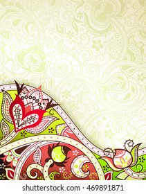 Abstract Floral Background