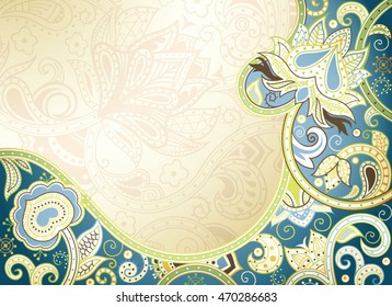 Abstract Floral Background