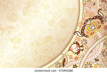 Abstract Floral Background