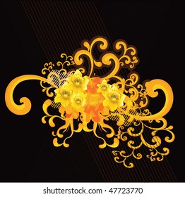 abstract floral background