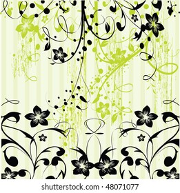 Abstract floral background