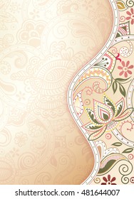 Abstract Floral Background