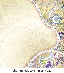 Abstract Floral Background