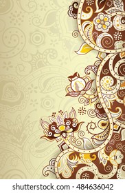 Abstract Floral Background