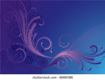 Abstract Floral Background