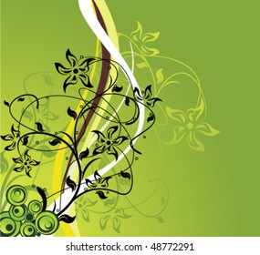 abstract floral background