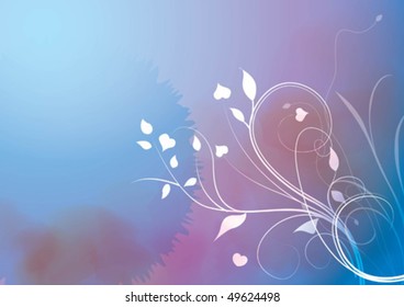 Abstract Floral Background