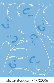Abstract floral background