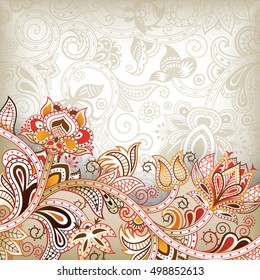 Abstract Floral Background