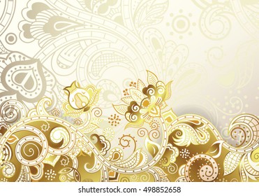 Abstract Floral Background