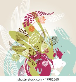 abstract floral background
