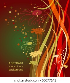 abstrakter floraler Hintergrund