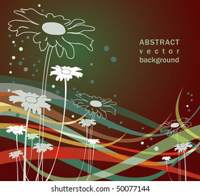 fondo floral abstracto