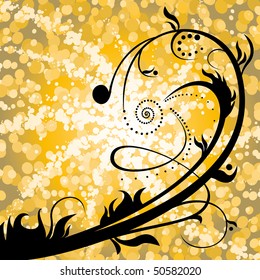 Abstract floral background