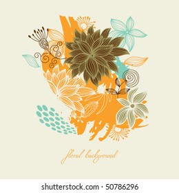 abstract floral background
