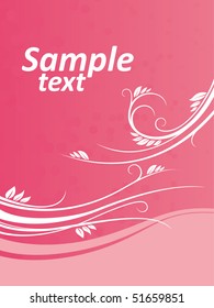 Abstract floral background