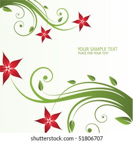 abstract floral background
