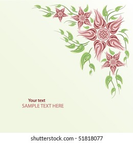 abstract floral background