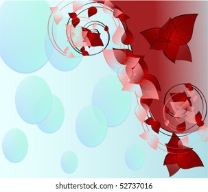 abstract floral background
