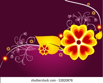 abstract floral background