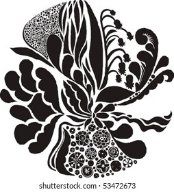 Abstract floral background