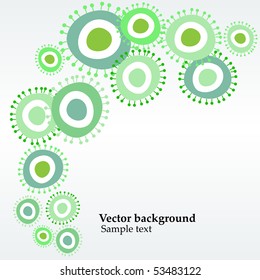 Abstract floral background