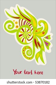 Abstract floral background