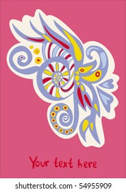 Abstract floral background