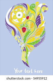 Abstract floral background