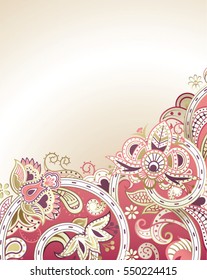 Abstract Floral Background