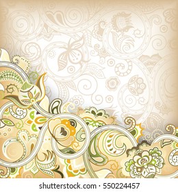Abstract Floral Background