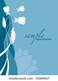 Abstract Floral Background