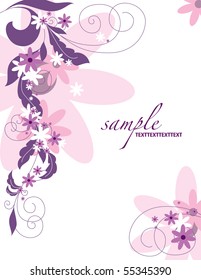 Abstract Floral Background
