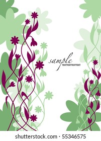 Abstract Floral Background