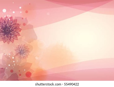 Abstract Floral Background