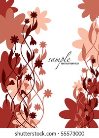 Abstract Floral Background