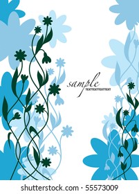 Abstract Floral Background