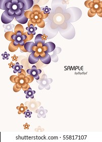 Abstract Floral Background