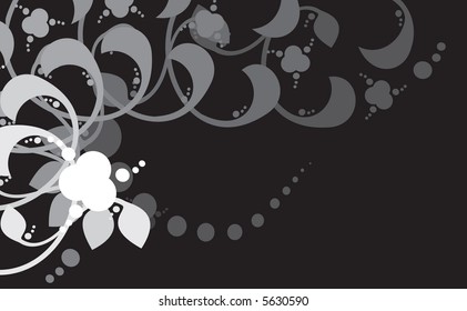 Abstract floral background