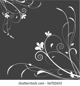 Abstrakter floraler Hintergrund.