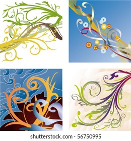abstract floral background