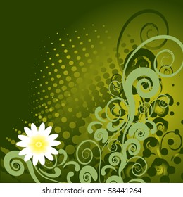abstract floral background