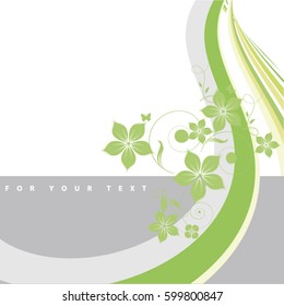 Abstract floral background