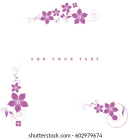 Abstract floral background