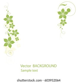 Abstract floral background