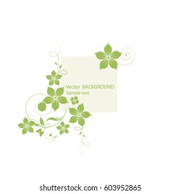 Abstract floral background