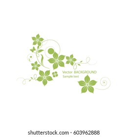 Abstract floral background