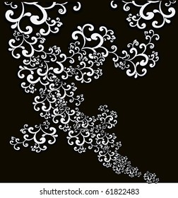 abstract floral background